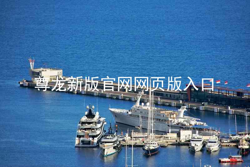 尊龙新版官网网页版入口
