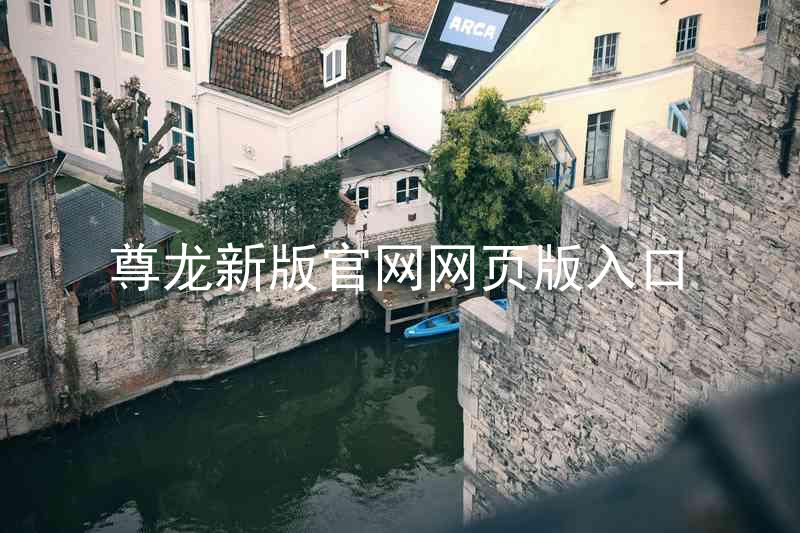 尊龙新版官网网页版入口